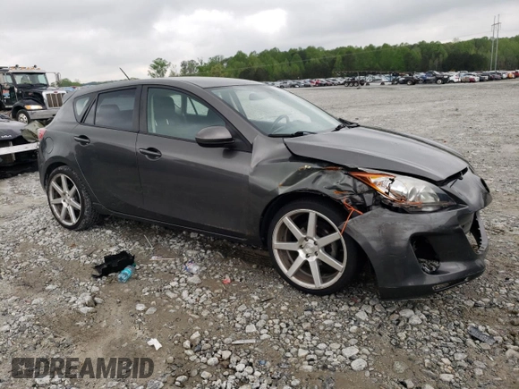 2012 Mazda 3 i Touring with VIN JM1BL1L7XC1602854, listed as a Copart auction lot 52095685 with 237,670 mi miles and Non Repairable. Bid and sale history available at DreamBid. Image 4.