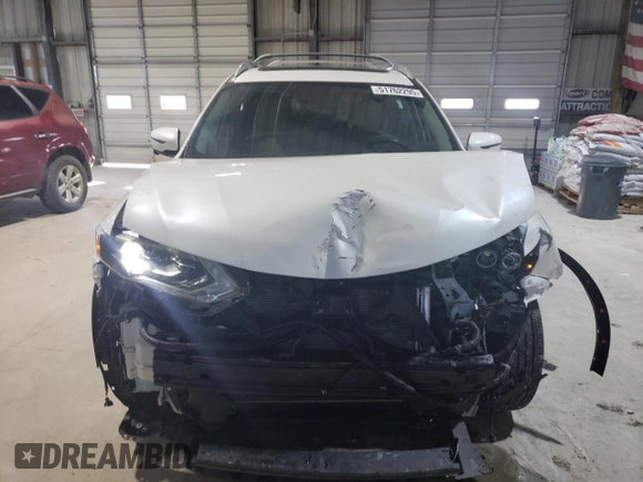2017 Nissan Rogue SV with VIN 5N1AT2MT9HC799889, listed as a Copart auction lot 51762295 with 91,584 mi miles and Salvage Title. Bid and sale history available at carsss.com. Image 5.