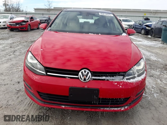 2015 Volkswagen Golf TSI SEL with VIN 3VW217AU2FM083840, listed as a Copart auction lot 45018625 with 111,778 mi miles and Salvage title. Bid and sale history available at DreamBid. Image 5.
