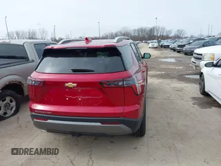 2025 Chevrolet Equinox AWD LT with VIN 3GNAXPEG2SL160909, listed as a IAAI auction lot 41718164 with 2,447 mi miles. Bid and sale history available at carsss.com. Image 17.
