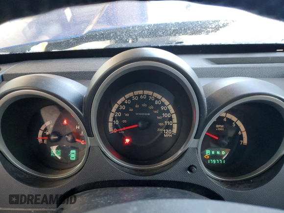 2007 Dodge Nitro SLT with VIN 1D8GU58K37W720312, listed as a Copart auction lot 41369435 with 179,711 mi miles and Salvage Title. Bid and sale history available at carsss.com. Image 9.
