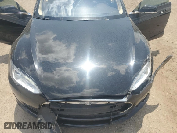 2014 Tesla Model S 60 with VIN 5YJSA1S16EFP50982, listed as a Copart auction lot 54426015 with 76,515 mi miles and Salvage title. Bid and sale history available at DreamBid. Image 11.