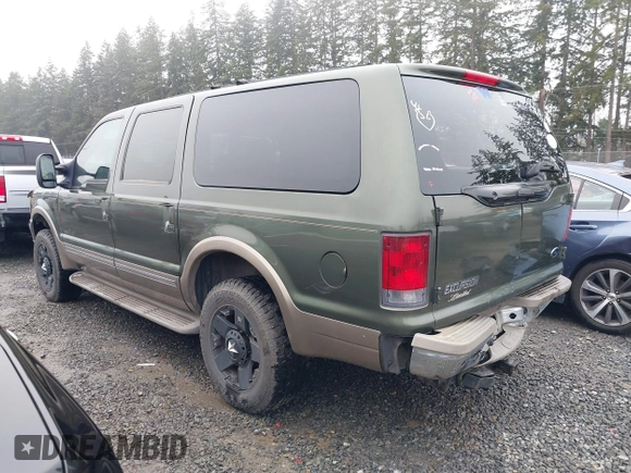 2002 Ford Excursion Limited с VIN 1FMNU43S02ED21911, выставлен на аукционе IAAI как лот 41318676 с пробегом 423 528 миль миль и . История ставок и продаж доступна на DreamBid. Изображение 3.