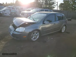 2007 Volkswagen Rabbit with VIN WVWDR91K27W087113, listed as a Copart auction lot 77580554 with 124,281 mi miles and Salvage Title. Bid and sale history available at carsss.com. Image 1.