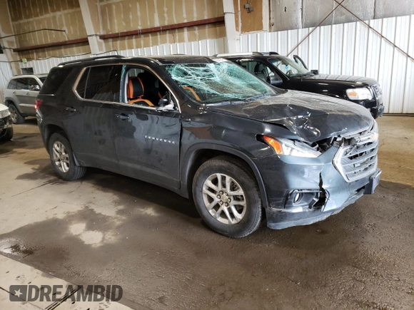 2021 Chevrolet Traverse LT z VIN 1GNEVHKW4MJ220868, wystawiony jako Copart lot #56047545 z przebiegiem 65 042 mil mil oraz Szkoda całkowita • Salvage title. Historia ofert i sprzedaży dostępna na DreamBid. Obrazek 4.