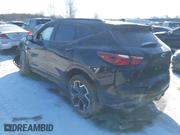 2022 Chevrolet Blazer RS с VIN 3GNKBKRS9NS236205, выставлен на аукционе IAAI как лот 41541582 с пробегом 33 986 миль миль и . История ставок и продаж доступна на DreamBid. Изображение 3.