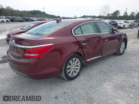 2015 Buick LaCrosse Leather with VIN 1G4GB5GR1FF296173, listed as a IAAI auction lot 41611401 with 56,673 mi miles and . Bid and sale history available at DreamBid. Image 4.
