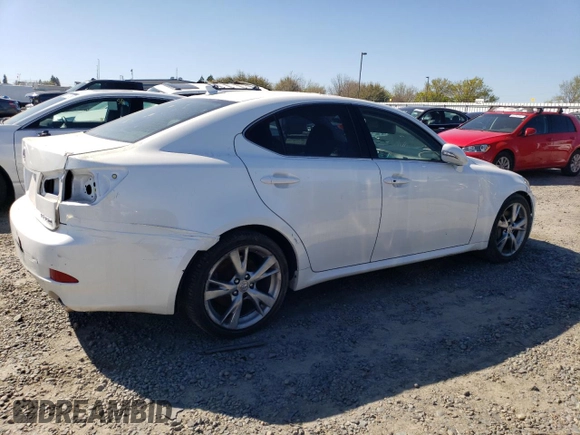 2010 Lexus IS 350 with VIN JTHBE5C26A5024732, listed as a Copart auction lot 50428405 with Not Provided miles and Salvage Title. Bid and sale history available at DreamBid. Image 3.