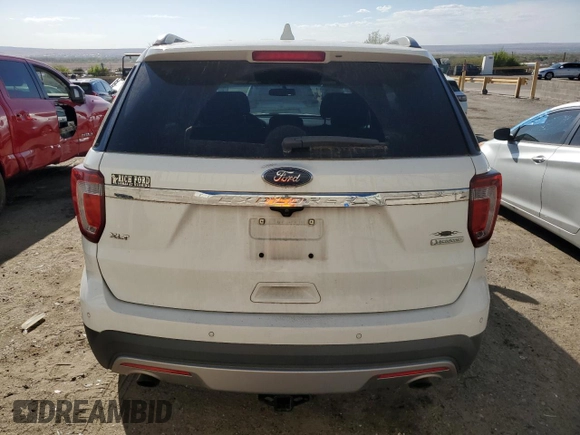 2016 Ford Explorer XLT with VIN 1FM5K7DH1GGD27769, listed as a Copart auction lot 52583905 with 65,770 mi miles and Salvage Title. Bid and sale history available at carsss.com. Image 6.