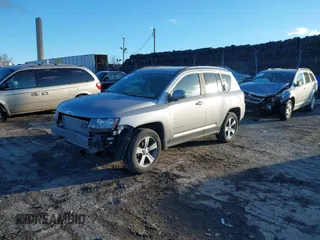 2017 Jeep Compass High Altitude with VIN 1C4NJDEB3HD100084, listed as a IAAI auction lot 41590905 with 57,225 mi miles and . Bid and sale history available at DreamBid. Image 19.