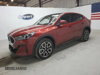 2025 BMW X2 xDrive28i with VIN WBX63GM0XS5036257, listed as a Copart auction lot 89159445 with 4,215 mi miles and Clean Title. Bid and sale history available at carsss.com. Image 1.