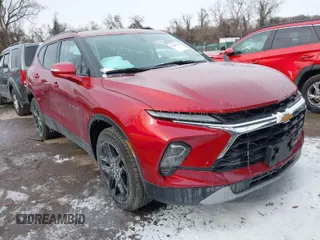 2023 Chevrolet Blazer LT with VIN 3GNKBJRS1PS225535, listed as a IAAI auction lot 41389360 with 7,197 mi miles and . Bid and sale history available at DreamBid. Image 1.