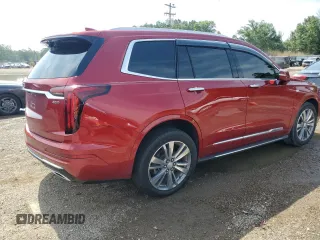 2022 Cadillac XT6 Premium Luxury with VIN 1GYKPCRS7NZ101706, listed as a Copart auction lot 63389985 with 27,021 mi miles and Salvage title. Bid and sale history available at DreamBid. Image 3.