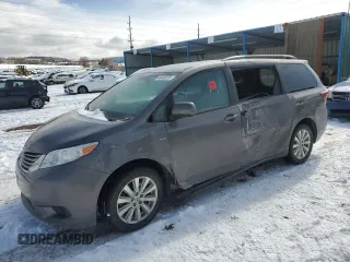 2017 Toyota Sienna LE with VIN 5TDJZ3DC3HS155344, listed as a Copart auction lot 46488255 with 0 mi miles and Salvage Title. Bid and sale history available at carsss.com. Image 1.