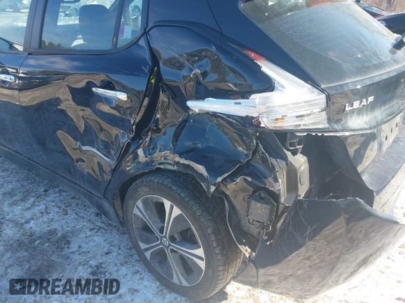 2022 Nissan LEAF SV Plus with VIN 1N4BZ1CV6NC552738, listed as a IAAI auction lot 41383500 with 44,205 mi miles and . Bid and sale history available at DreamBid. Image 20.