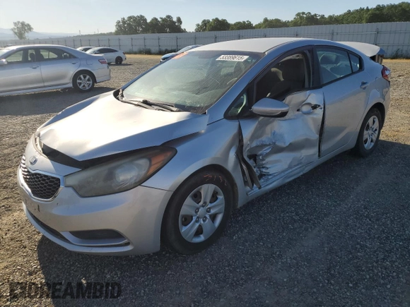 2015 Kia Forte LX with VIN KNAFK4A64F5372898, listed as a Copart auction lot 53389615 with 195,046 mi miles and Salvage Title. Bid and sale history available at carsss.com. Image 1.