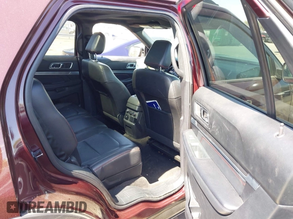 2018 Ford Explorer Sport with VIN 1FM5K8GT4JGB85463, listed as a IAAI auction lot 41914412 with 59,680 mi miles and . Bid and sale history available at DreamBid. Image 8.