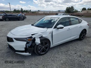 2025 Acura Integra Technology with VIN 19UDE4H64SA012119, listed as a Copart auction lot 56946635 with 3,149 mi miles and Salvage title. Bid and sale history available at DreamBid. Image 1.
