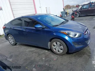 2016 Hyundai Elantra SE with VIN 5NPDH4AE2GH691895, listed as a IAAI auction lot 41778639 with 136,738 mi miles. Bid and sale history available at carsss.com. Image 13.