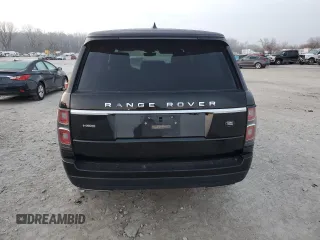 2019 Land Rover Range Rover HSE with VIN SALGS2SV7KA541100, listed as a Copart auction lot 86138804 with Not provided miles and Salvage title. Bid and sale history available at DreamBid. Image 6.