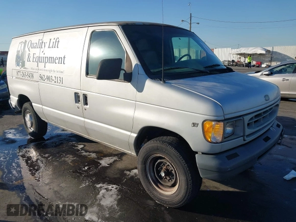 2001 Ford Econoline Cargo Commercial with VIN 1FTNE24L91HA47845, listed as a IAAI auction lot 40928145 with 227,427 mi miles and . Bid and sale history available at carsss.com. Image 1.