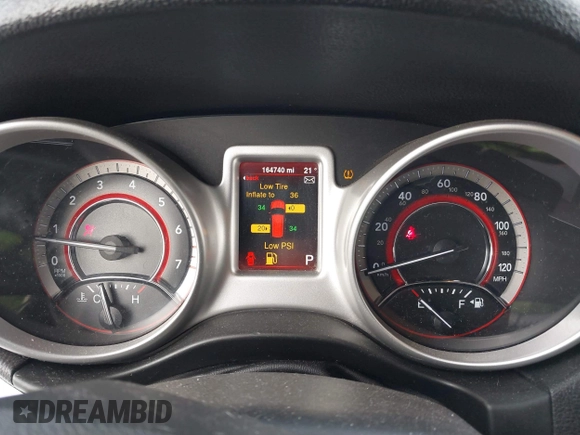 2014 Dodge Journey American Value Pkg with VIN 3C4PDCAB5ET235427, listed as a IAAI auction lot 41056216 with 164,740 mi miles. Bid and sale history available at carsss.com. Image 7.