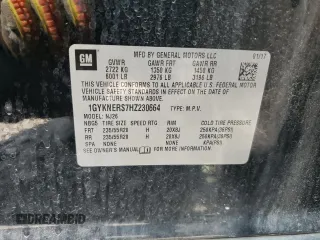 2017 Cadillac XT5 Premium Luxury AWD with VIN 1GYKNERS7HZ230664, listed as a Copart auction lot 70608044 with 70,806 mi miles and Salvage Title. Bid and sale history available at carsss.com. Image 12.