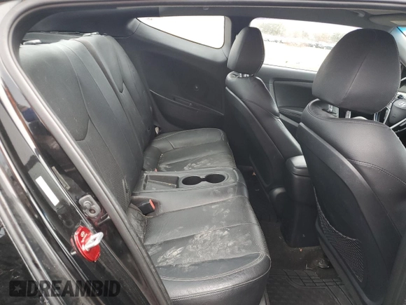 2015 Hyundai Veloster Turbo with VIN KMHTC6AE3FU244319, listed as a Copart auction lot 46978835 with 103,282 mi miles and Salvage Title. Bid and sale history available at carsss.com. Image 10.