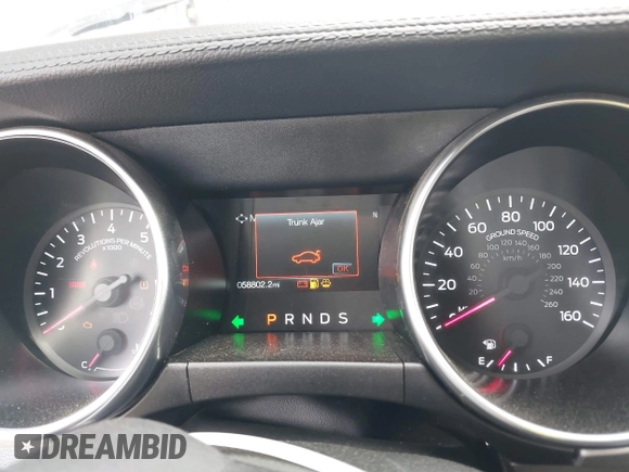 2022 Ford Mustang EcoBoost with VIN 1FA6P8TH7N5100487, listed as a IAAI auction lot 41948342 with 58,802 mi miles and . Bid and sale history available at DreamBid. Image 7.