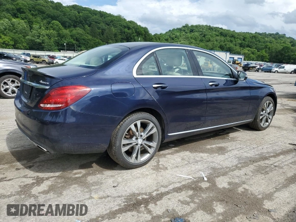 2016 Mercedes-Benz C 300 Luxury with VIN WDDWF4KB3GR139291, listed as a Copart auction lot 61221635 with 82,931 mi miles and Salvage title. Bid and sale history available at DreamBid. Image 3.