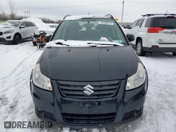 2013 Suzuki SX4 with VIN JS2YB5A44D6100218, listed as a Copart auction lot 43558615 with 165,025 mi miles and Salvage Title. Bid and sale history available at DreamBid. Image 5.