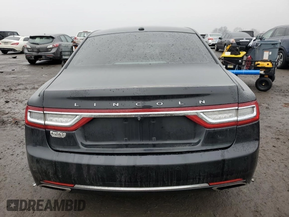 2017 Lincoln Continental with VIN 1LN6L9TP5H5637314, listed as a Copart auction lot 42365555 with 89,000 mi miles and Salvage Title. Bid and sale history available at DreamBid. Image 6.