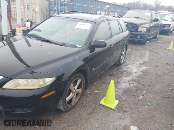 2005 Mazda 6 Sport S with VIN 1YVHP82D655M62144, listed as a IAAI auction lot 41495413 with 215,394 mi miles and . Bid and sale history available at DreamBid. Image 6.