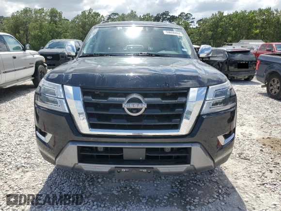 2021 Nissan Armada Platinum with VIN JN8AY2DA5M9374038, listed as a Copart auction lot 59656864 with 52,340 mi miles and Clean Title. Bid and sale history available at carsss.com. Image 5.