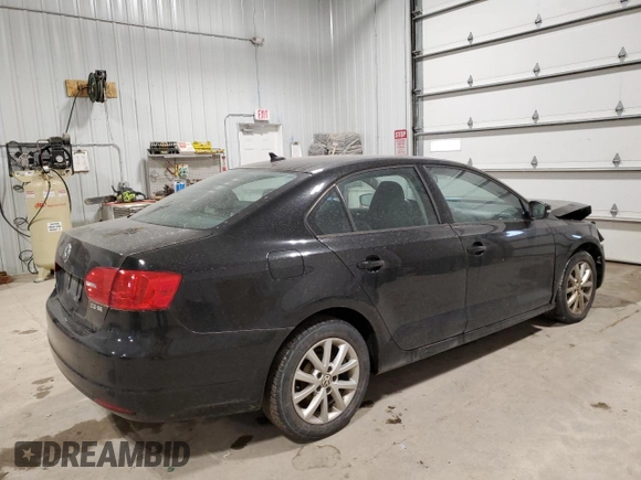 2012 Volkswagen Jetta Sedan SE w/Convenience & Sunroof with VIN 3VWDX7AJ1CM346022, listed as a Copart auction lot 49923975 with 138,692 mi miles and Salvage Title. Bid and sale history available at carsss.com. Image 3.