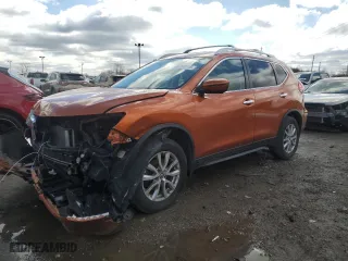 2017 Nissan Rogue SL with VIN 5N1AT2MV0HC751344, listed as a Copart auction lot 47810715 with 88,946 mi miles and Salvage Title. Bid and sale history available at carsss.com. Image 1.