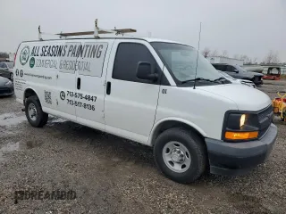 2017 Chevrolet Express Cargo Van with VIN 1GCWGBFG8H1161532, listed as a Copart auction lot 42099735 with 103,374 mi miles and Salvage Title. Bid and sale history available at carsss.com. Image 4.