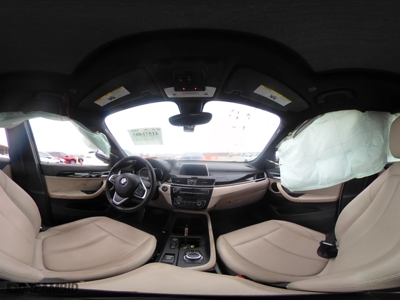 2019 BMW X1 xDrive28i with VIN WBXHT3C51K5L90392, listed as a IAAI auction lot 41571403 with 96,732 mi miles. Bid and sale history available at carsss.com. Image 18.