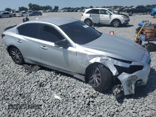 2020 Infiniti Q50 Pure z VIN JN1EV7APXLM204932, wystawiony jako Copart lot #52923515 z przebiegiem 45 194 mil mil oraz Nie do naprawy • Non repairable. Historia ofert i sprzedaży dostępna na DreamBid. Obrazek 4.