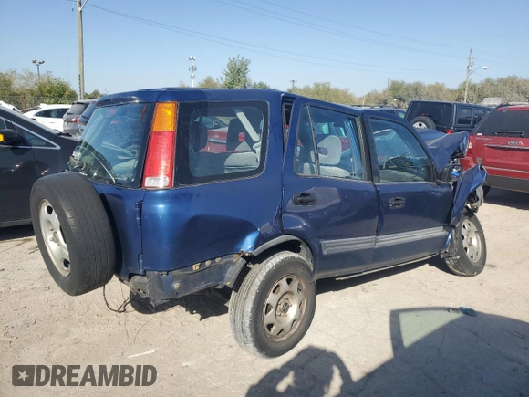1997 Honda CR-V with VIN JHLRD1852VC072036, listed as a Copart auction lot 48295145 with 396,600 mi miles and Salvage Title. Bid and sale history available at carsss.com. Image 3.