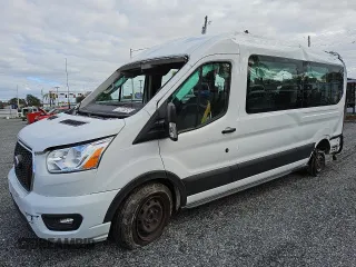 2021 Ford Transit Passenger XL with VIN 1FBAX2C87MKA03621, listed as a Copart auction lot 80461454 with 87,785 mi miles and Salvage Title. Bid and sale history available at DreamBid. Image 1.