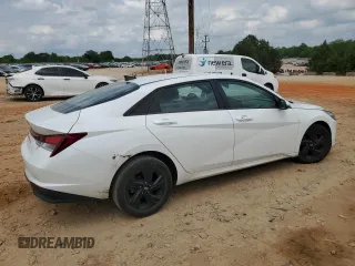 2022 Hyundai Elantra with VIN 5NPLM4G2NH063289, listed as a Copart auction lot 54551105 with 25,908 mi miles and Salvage title. Bid and sale history available at DreamBid. Image 3.