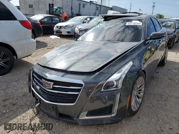 2016 Cadillac CTS Luxury Collection AWD with VIN 1G6AX5SS3G0121176, listed as a Copart auction lot 65710224 with Not Provided miles and Salvage Title. Bid and sale history available at DreamBid. Image 1.