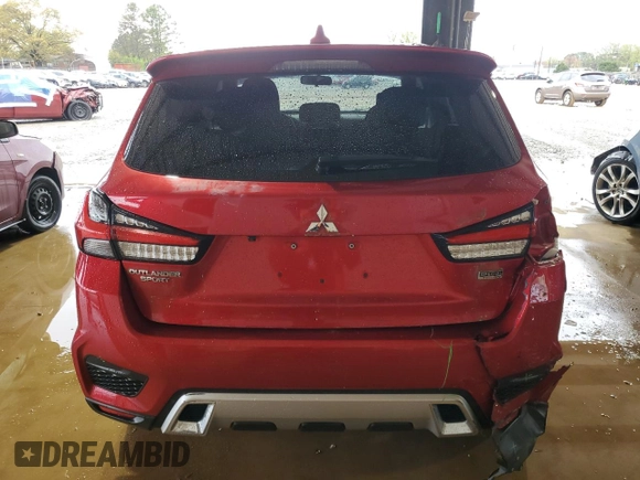 2020 Mitsubishi Outlander ES with VIN JA4AP3AU0LU007170, listed as a Copart auction lot 50936925 with 108,597 mi miles and Salvage title. Bid and sale history available at DreamBid. Image 6.