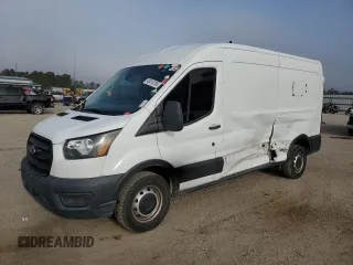 2020 Ford Transit Cargo with VIN 1FTBR1C89LKA51141, listed as a Copart auction lot 43410785 with 126,214 mi miles and Salvage Title. Bid and sale history available at carsss.com. Image 1.