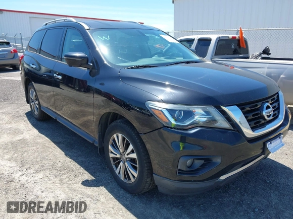 2018 Nissan Pathfinder SV with VIN 5N1DR2MM7JC636507, listed as a IAAI auction lot 42512002 with 148,304 mi miles and . Bid and sale history available at DreamBid. Image 1.