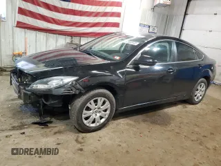 2012 Mazda 6 i Sport with VIN 1YVHZ8BH6C5M07283, listed as a Copart auction lot 47933445 with 153,826 mi miles and Salvage Title. Bid and sale history available at carsss.com. Image 1.