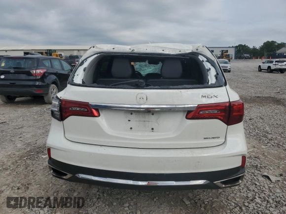2017 Acura MDX Technology z VIN 5FRYD4H57HB034222, wystawiony jako Copart lot #57698485 z przebiegiem 85 414 mil mil oraz Szkoda całkowita • Salvage title. Historia ofert i sprzedaży dostępna na DreamBid. Obrazek 6.