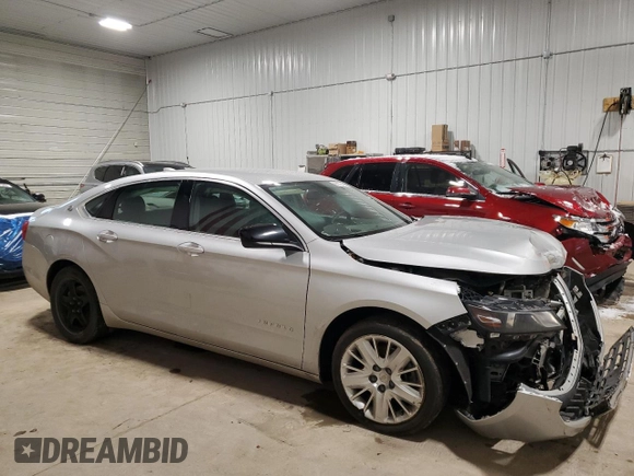 2019 Chevrolet Impala LS with VIN 2G11X5SAXK9141677, listed as a Copart auction lot 86706424 with 69,548 mi miles and Salvage Title. Bid and sale history available at DreamBid. Image 4.