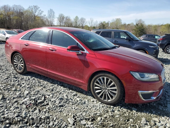 2017 Lincoln MKZ Select with VIN 3LN6L5CC6HR614899, listed as a Copart auction lot 51464985 with 249,597 mi miles and Clean title. Bid and sale history available at DreamBid. Image 4.